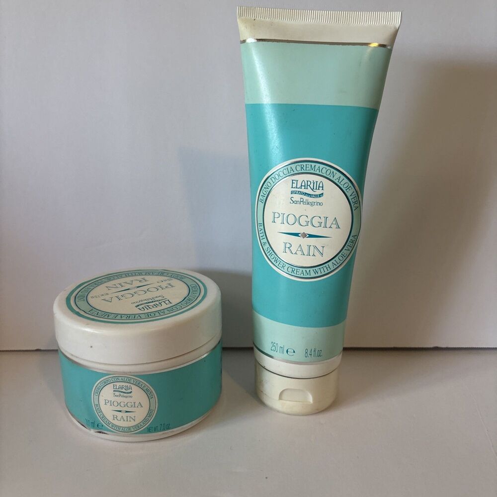 Perlier Elariia Rain Bath & Shower Cream 8.4oz + Body Cream 7 oz